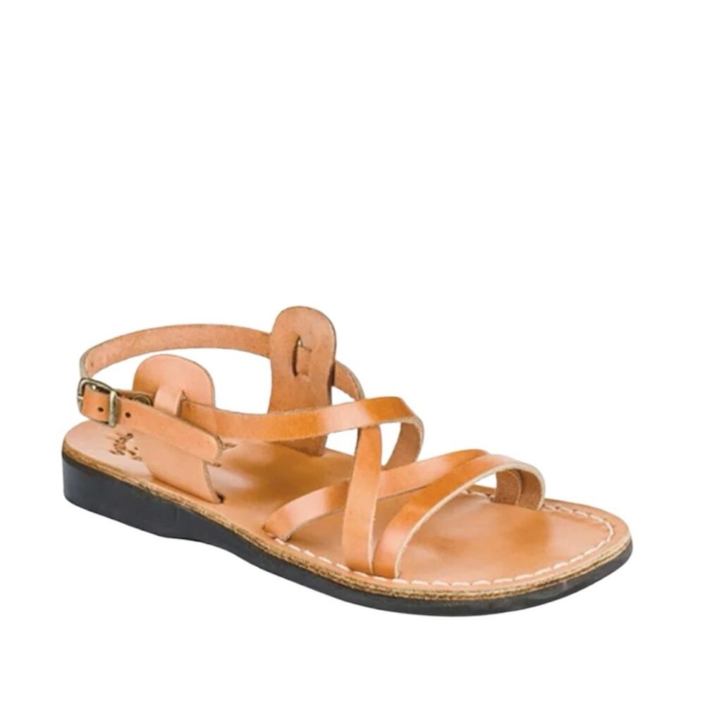 Jerusalem sandals Tzippora - Leather Strappy Slingback Sandal Sz‎ 39